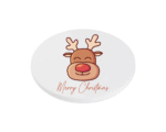 Merry Christmas with cute reindeer KS Creations coaster