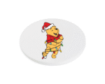 Christmas Winnie the Pooh Disney KS Creations Coaster