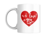 I Love You Our Love Story Is My Favourite Ceramic White Mug