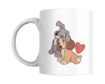 Lady And The Tramp Ceramic White Mug