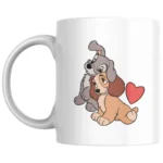 Lady And The Tramp Ceramic White Mug
