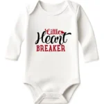 Little Heart Breaker Baby Onesie Long Sleeve