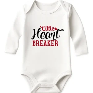 Little Heart Breaker Baby Onesie Long Sleeve