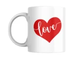 Love Heart Our Love Story Is My Favourite Ceramic White Mug