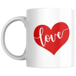 Love Heart Our Love Story Is My Favourite Ceramic White Mug