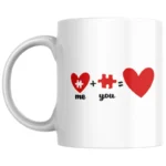 Me And You Puzzle Our Love Story Is My Favourite Ceramic White Mug