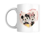 Better Together Mickey And Minnie Ceramic White Mug