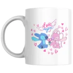 Stitch And Angel Love You Mug