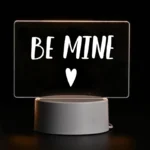 Be Mine Acrylic LED Lamp