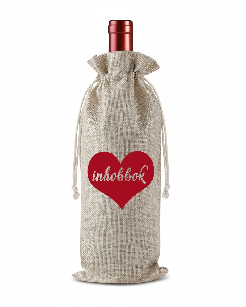 Inħobbok Burlap Bottle Gift Bag Inħobbok Burlap Bottle Gift Bag