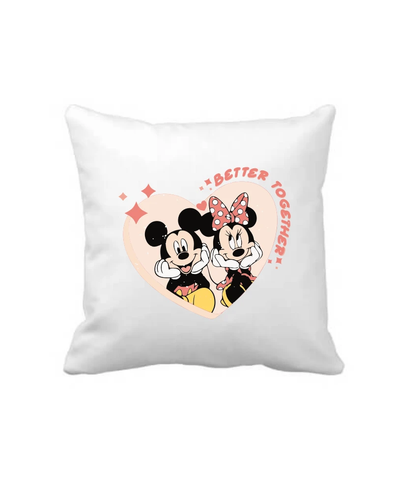 Better Together Mickey and Minnie Cushion Cover Better Together Mickey and Minnie Cushion Cover