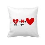 Puzzle Hearts Love Cushion Cover