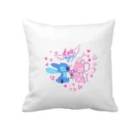 Stitch and Angel Love You Cushion Cover
