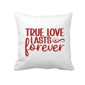 True Love Lasts Forever Cushion Cover