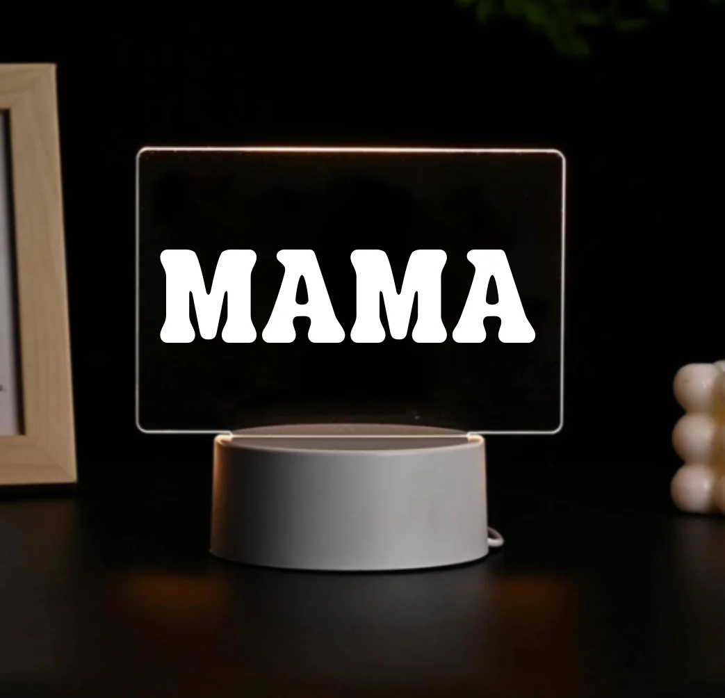 Mama Acrylic LED Lamp Mama Acrylic LED Lamp