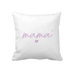 Lilac Mama' Heart Cushion Cover