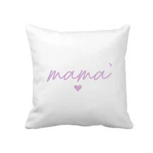 Lilac Mama' Heart Cushion Cover