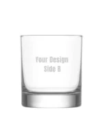 Personalised Whiskey Glass Side B