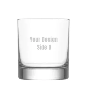 Personalised Whiskey Glass Side B