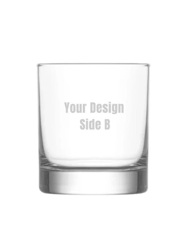 Personalised Whiskey Glass Side B
