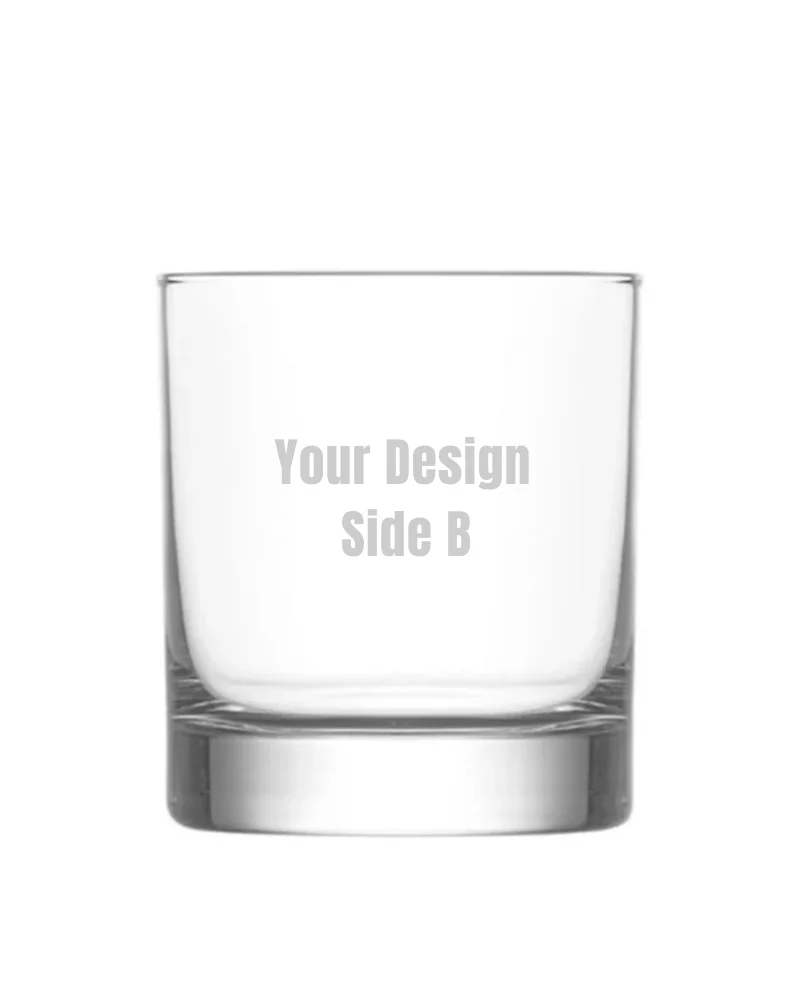 Personalised Whiskey Glass Side B