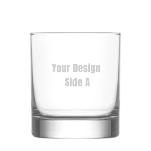 Personalised Whiskey Glass Side A