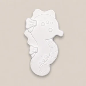 Seahorse Plaster Figure