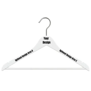 Personalised Wedding Hanger in white wood